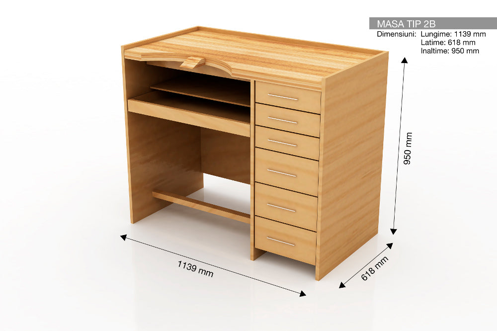 Masa bijutieri 6 sertare