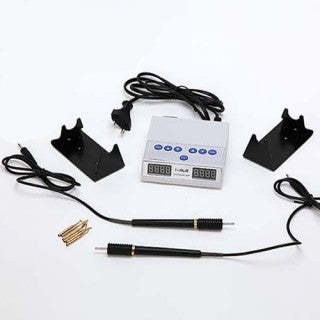 Spatula electrica dubla modelare ceara cu 6 terminatii