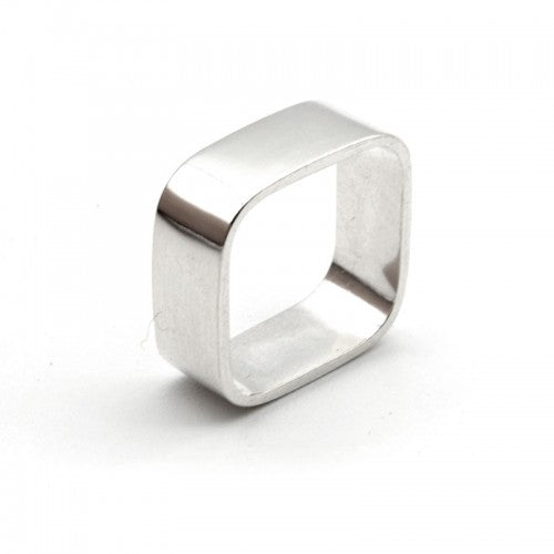 Baza Inel Argint tip verigheta profil platband 7 mm